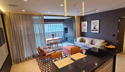Apartamento totalmente mobiliado para alugar no brooklin - Condomínio de Alto Padrão - Agende sua visita!!