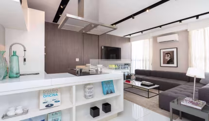Apartamento com 1 dormitório para alugar, 98 m² - Vila Nova Conceição - São Paulo/SP