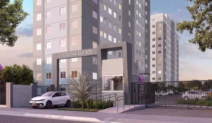 Apartamento à venda em Campinas-SP: 2 quartos, sala, banheiro, vaga de garagem no Residencial Parque Dunlop - 36,87 m²