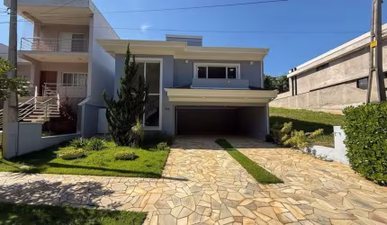 Casa de luxo no Swiss Park: 3 quartos, 3 suítes, 3 salas, 4 banheiros, 4 vagas de garagem, 247m² - Campinas-SP