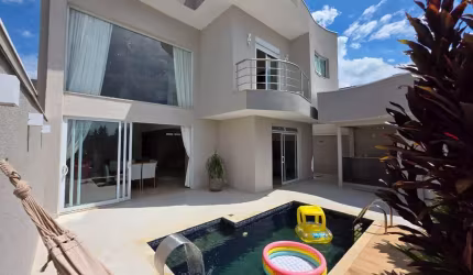 Imperdível! Casa em condomínio à venda em Monte Mor-SP, Jardim Guanabara: 3 quartos, 2 suítes, 3 salas, 4 banheiros, 4 vagas, 216m².