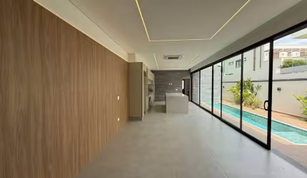 Casa de luxo em condomínio à venda em Campinas-SP, Alphaville Dom Pedro: 3 quartos, 3 suítes, 3 salas, 4 banheiros, 2 vagas, 350m².