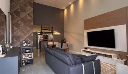 Casa de alto padrão em condomínio à venda em Hortolândia-SP, Parque Ortolândia: 3 quartos, 1 suíte, 3 salas, 3 banheiros, 4 vagas, 173m².