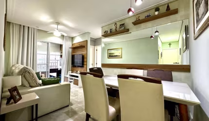 Apartamento à venda em Hortolândia-SP: Imóvel com 2 quartos, 2 salas, 1 banheiro e vaga de garagem no Jardim Santa Clara do Lago II.
