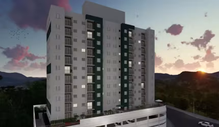 Apartamento à venda em Caieiras-SP: 2 quartos, 2 salas, 1 banheiro e 1 vaga na Laranjeiras, 45,94 m² de área.