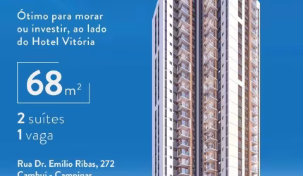 Breve Lançamento Magno PatrIani Apto 68m2 2 Suítes, Sala, Cozinha, Lavabo, Varanda Gourmet c/ Churrasqueira, 1 Vaga Determinada