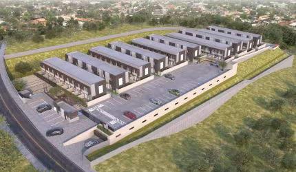 Residencial Trento Casa Sobrado 77,29m2 2 Dorms, Cozinha, Sala Jantar/TV, 1 Banheiro Social, Lavabo, 1 Vaga Garagem, Quintal, Lazer Complet