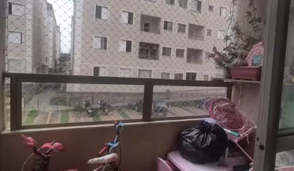 Apto 60m2 1°andar 2 Dorms 1 suíte Sala Sacada Cozinha Área de serviço 1 WC social 1 vaga de garagem quitado Piscina Playground Salão festa Portaria 24