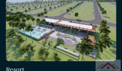 Lotes  200 e 250m2 em um condomínio fechado, Resort em Paulinia.