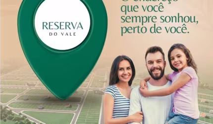Terreno à venda em Ouro Fino-MG, no bairro Reserva do Vale, 160,00 m² de área. Confira já! Lotes sem entrada e parcelas de apenas R$369,00!!!