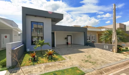 Casa 150m2 no Condomínio Jardim de Mônaco, 3 Dormitórios, 1 Suíte, Cozinha Americana, Área Gourmet, Moveis Planejados, 4 Vagas, Ótima Localização