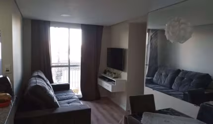 Apartamento 50m2 no Condomínio Boulevard Vila Maria, 2 Dormitórios, 1 Banheiro, Moveis Planejados, Cozinha Americana, Sacada, 1 Vaga, Lazer Completo