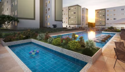 Breve Lançamento Residencial Luz Do Campo, Apartamentos de 43,20m2 e 46,95m2, 2 Dormitórios, Área de Lazer Completo, Ótima Localização