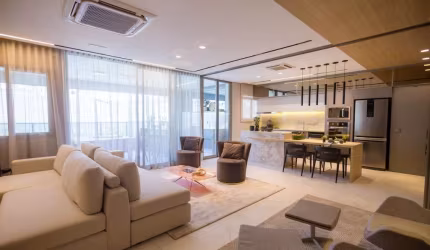 Lançamento The Gardens, Apartamentos de 162,22m² a 165,95m², 3 ou 4 Dormitórios, 3 Suítes, Varanda Gourmet, Área de Lazer Completa, Ótima Localização