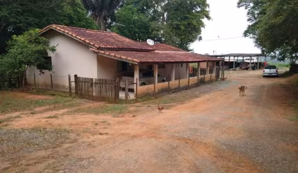 Chácara 4,85 Alqueires, Rica em Água, Planta 3,5 Alqueires, Topografia Plana, Terra Vermelha e Mista, 4 Estufas, Casa Sede, Barracão,Ótima Localização