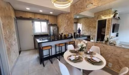 Casa Sobrado 75,18m2, 2 Dormitórios, 2 Suítes, 2 Vagas de Garagem, Cozinha Americana, Área de Lazer Completa, Ótima Localização