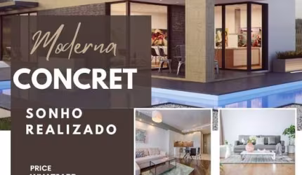 Terreno e Construção Casa 85m2 2 Dorms 1 Suíte,Sala,Cozinha Americana,Banheiro,Lavanderia,2 Vagas Descobertas,Quintal,Terreno 150m2