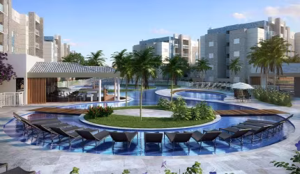 Breve Lançamento Maranduba Beach Resort, Apartamentos de 58m² a 130m², 2 ou 3 Dormitórios, 1 ou 2 Suítes, Varanda Gourmet, Próximo á Praia