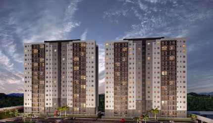 Lançamento Infinite Residence, Apartamentos de 50,59m2 a 84,19m2, 2 Dormitórios, 1 Suíte, Varanda Gourmet, 1 Vaga de Garagem, Área de Lazer Completa