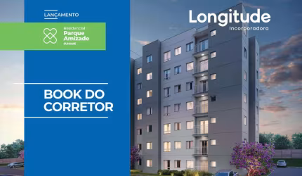 Lançamento Residencial Parque Amizade, Apartamentos de 46,45m² e 42,49m², 2 Dormitórios, Varanda, 1 Vaga de Garagem, Área de Lazer Completa