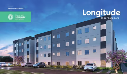 Breve Lançamento Residencial Miraggio, Apartamentos de 40m2 e 42m2, 2 Dormitórios, Área de Lazer Completo, Ótima Localização