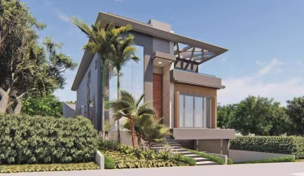 Casa Duplex 450m2, 4 Suítes sendo Uma Suíte Master, Elevador, 2 Varandas, 3 Vagas de Garagem Cobertas, Piscina, Sauna