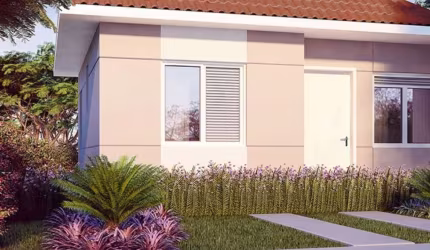 Lançamento Vila dos Ibirás  Casa  2 dormitórios 43,33 m2 2 pontos para Ar Condicionado  Terreno de 200 m2 (8x25) A partir 141,130.00,00