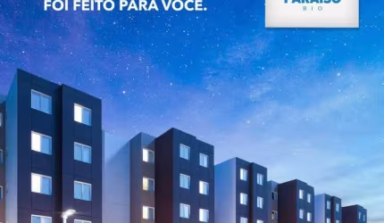 Lançamento Nosso Paraíso Bio Aptos 43,66m2, 2 Dorms, Sala, Cozinha, Banheiro, 1 Vaga, Lazer Completo