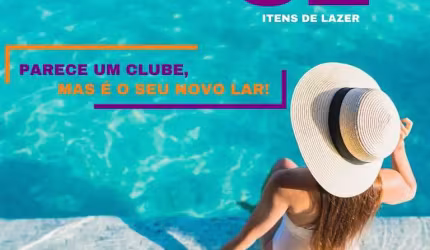 Lançamento Varandas Casa Feliz Aptos de 46m2, 1 e 2 Dormitórios, Sala, Cozinha, Banheiro, Varanda Gourmet, 1 Vaga e Área de Lazer Completo