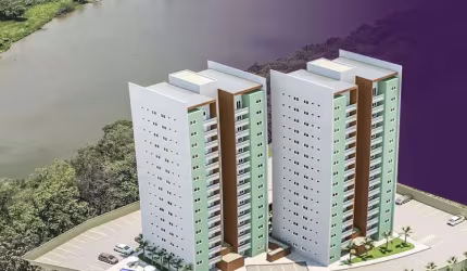 Parque do Lago 2 Residence Aptos 2 Dorms 60,59m2+13,91 Quintal c/ Suíte Varanda c/ 1 e 2 Vagas