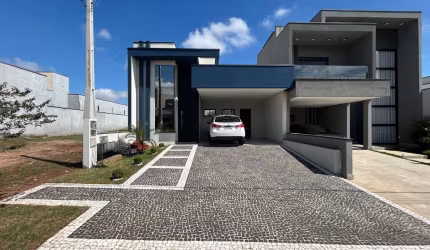 Casa de alto padrão em condomínio na Vila Monte Alegre, Paulínia-SP: 3 quartos, 1 suíte, 3 salas, 3 banheiros, 4 vagas, 145m².
