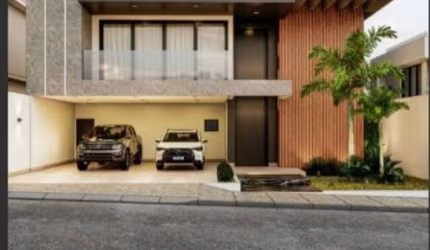 Casa em Chácara Caiçaras em Patos de Minas com 448 m², 5 Suítes, Piscina Aquecida, Energia Solar e Automação Residencial