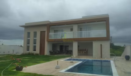 Casa na Praia para Temporada em Camaçari, Barra do Jacuípe, 5 dormitórios, 5 suítes, 6 banheiros, 4 vagas