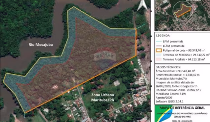Excelente terreno em Marituba as margens do Rio