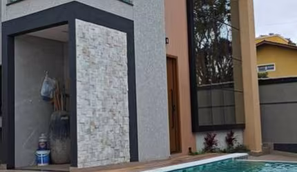 Linda Casa em Atibaia ao lado da Av. Lucas Nogueira Garcez! Projeto novo!
