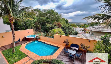 Casa com 3 suítes à venda no Condomínio Portal do Paraiso 2, 407 m² por R$ 2.940.000 - Loteamento Portal do Paraiso - Jundiaí/SP