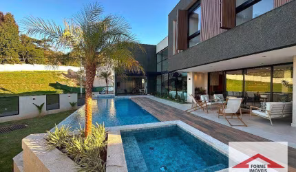 Casa  de alto padrão com 5 suítes  à venda no Cond. Jardim Atenas de 470 m² por R$ 6.500.000 - Jardim Santa Teresa - Jundiaí/SP