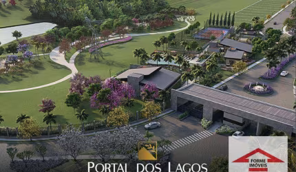Terreno à venda, 420 m² por R$ 597.100 - Condomínio Portal dos Lagos - Jundiaí/SP