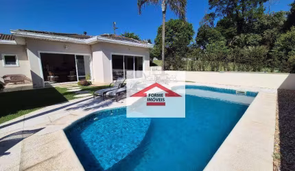 Casa térrea com 4 suítes à venda, 448 m² por R$ 3.200.000 - Cond. Terras de São Carlos - Jundiaí/SP