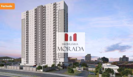 Apartamento com 2 dormitórios com sacada à venda, 39 m² por R$ 279.990 - Parque dos Ipês - São José dos Campos/SP