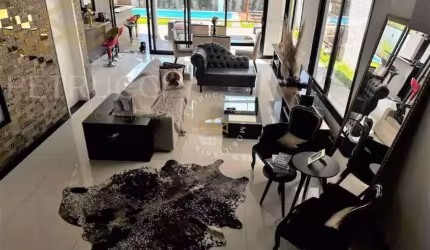 Casa sobrado mobiliado, com 3 suítes, sendop uma master, á venda/locação no swiss Park em Campinas-SP
