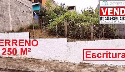 Terreno Escriturado, 250 m² por R$ 344.700 - Jardim Paraíso - Guarulhos/SP