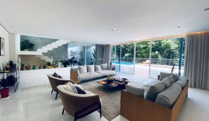 ALPHAVILLE 1, LINDA  CASA À VENDA, 05 QUARTOS COM 05 SUÍTES, 1.380m2, SALVADOR/BA.