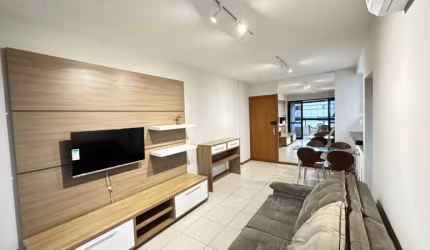 Alphaville1, Apartamento Para Venda, 01 Quarto, 50m2, 			Totalmente Mobiliado, Salvador/BA.