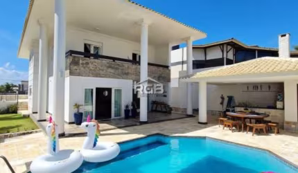 Casa 5 suítes Frente Mar Porteira Fechada em Vilas do Atlântico R$ 2.700.000,00
