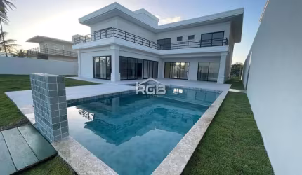 Maravilhosa Casa 6 suítes Frente Mar Porteira Fechada em Jacuípe R$ 4.100.000,00