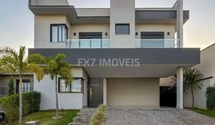 Casa sendo vendida como porteira fechada em Condomínio de Luxo no Swiss Park, Campinas-SP: 4 Quartos, 4 Suítes, 4 Salas e 330m² de Área - Venda