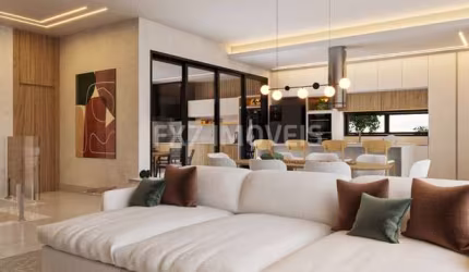 Imponente casa de condomínio no Swiss Park, Campinas-SP: 4 quartos, 4 suítes, 3 salas, 5 banheiros, 4 vagas, 267m²!