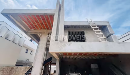 Linda casa em fase final de construção no Swiss Park com 3 suítes na parte superior todas com closet