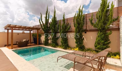 Luxuosa casa de condomínio à venda em Campinas-SP, no Swiss Park: 3 quartos, 3 suítes, 3 salas, 5 banheiros, 4 vagas, 307,10 m².